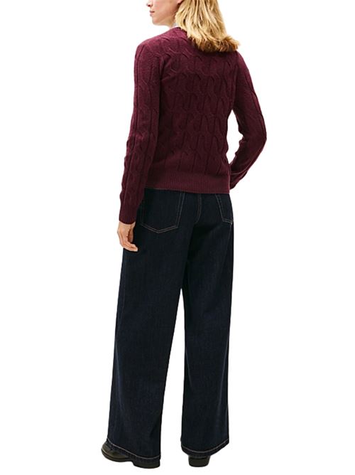 Maglioncino in lana a trecce Tommy Hilfiger | WW0WW43586XIH